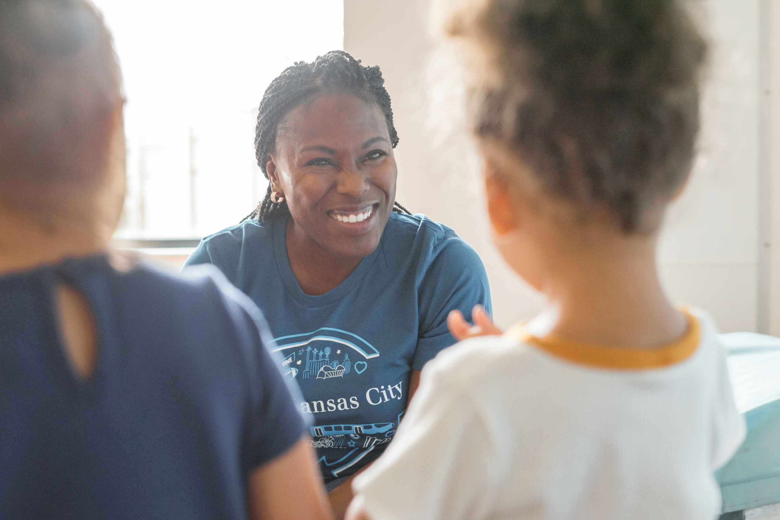 Blue Cross Blue Shield volunteer