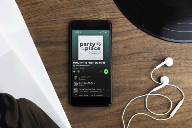 Spotify Phone Mock Up Party For The Place